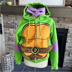 Nickelodeon Ripple Junction Donatello Green and Purple Ninja Turtle Jacket